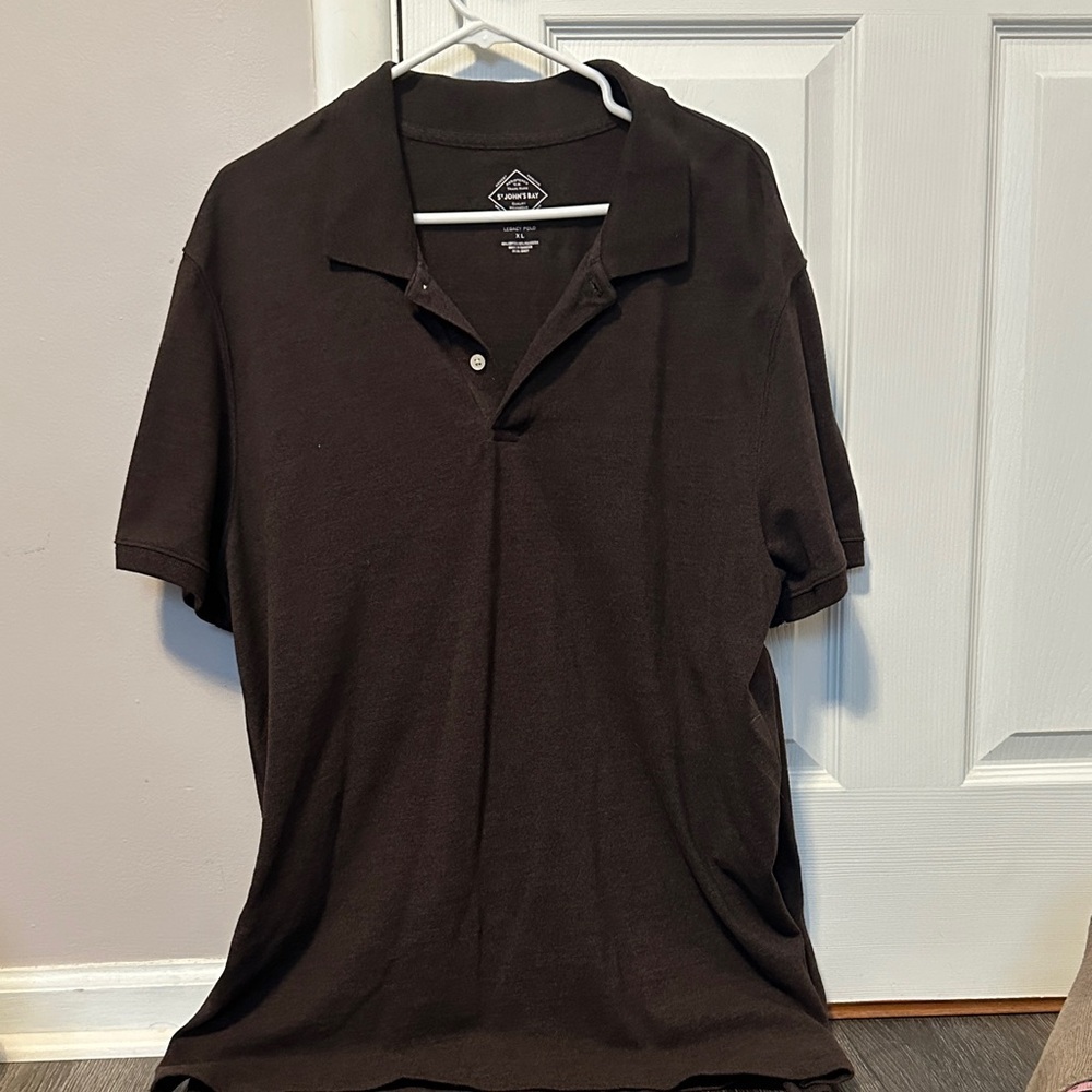 St. John’s Bay Men's Black Polo Shirt